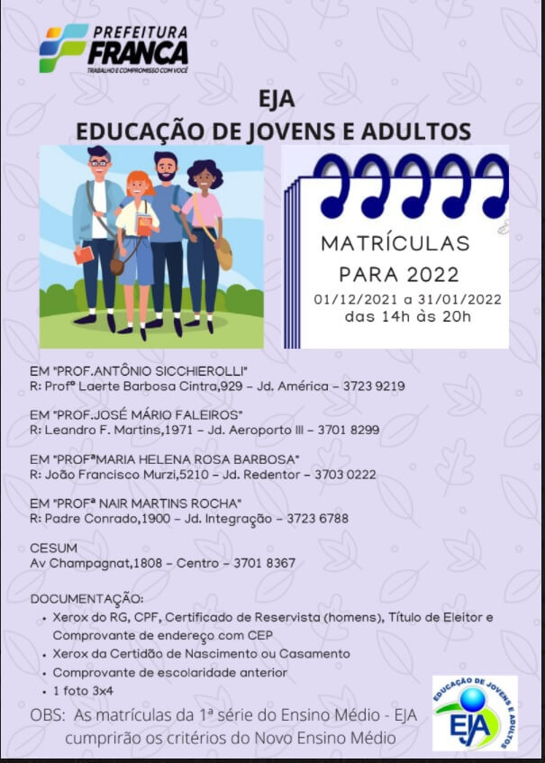 eja matriculas