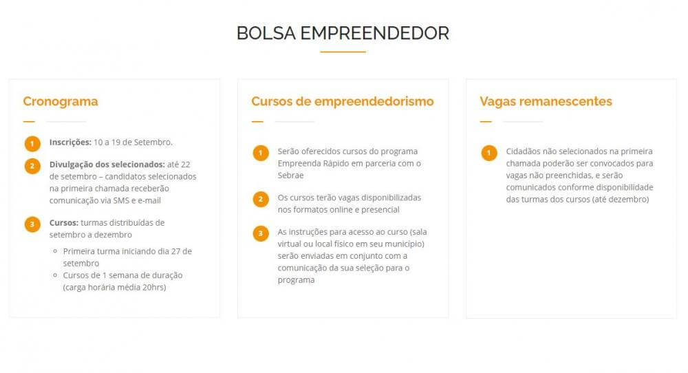 bolsa empreendedor