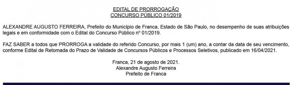 concurso prorroga