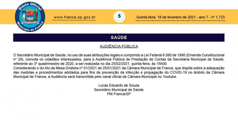 decreto saude