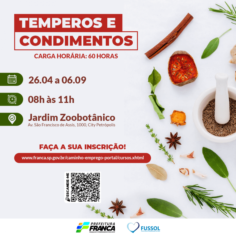 Temperos e Condimentos