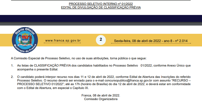 convocacao indivudial