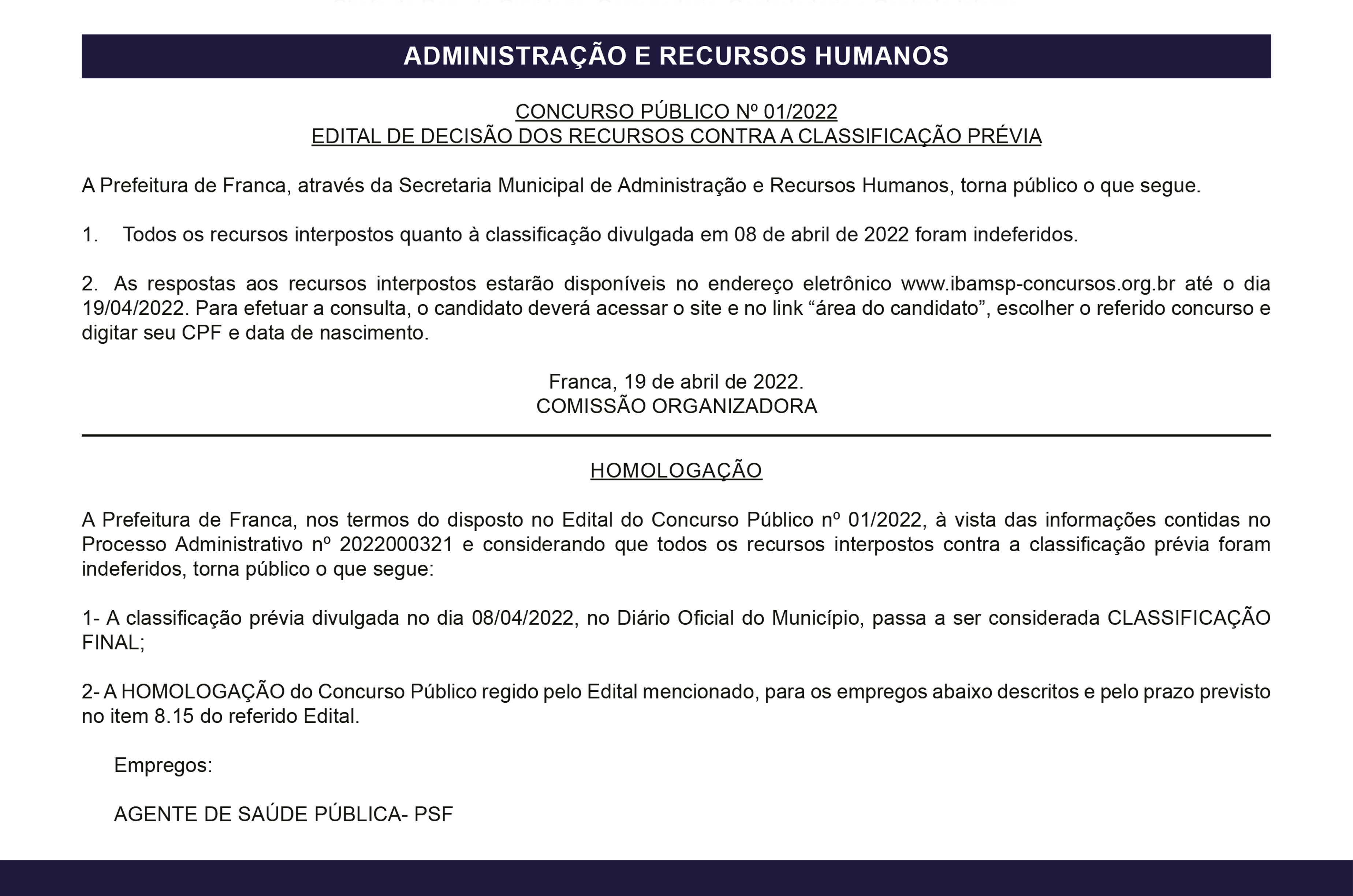 homologacao original